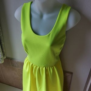 L'Amour Neon Yellow Dress